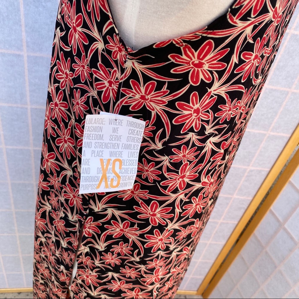 Lularoe Joy long vest duster open cardigan size XS - Picture 5 of 8